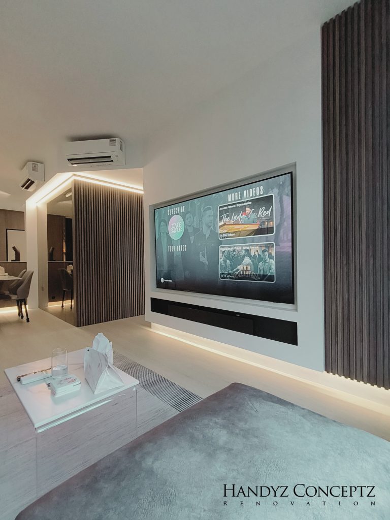 Condo Fluted Panel Wall