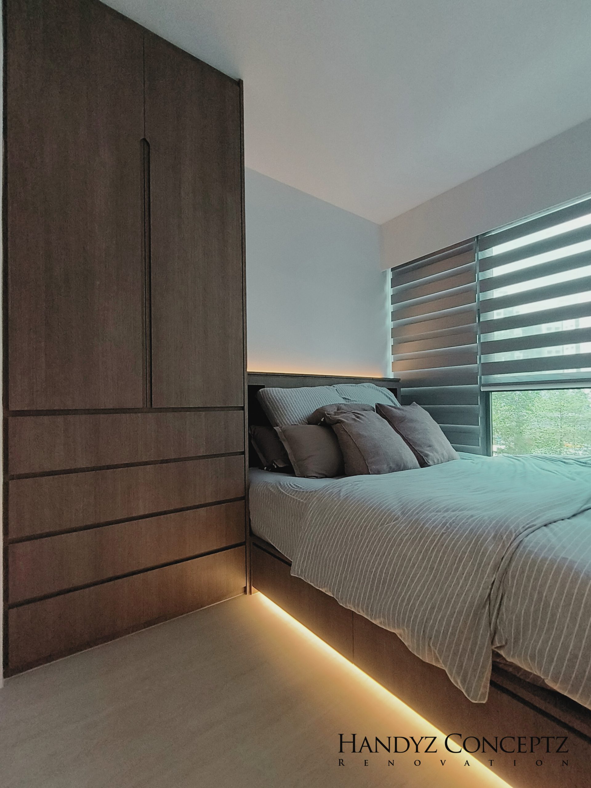 Condo Platform Bed with Storage