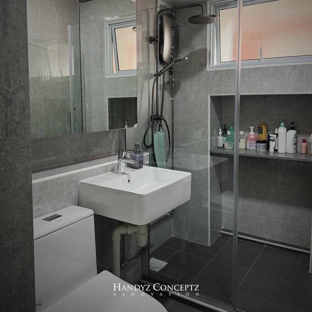 HDB Bathroom Shower Screen