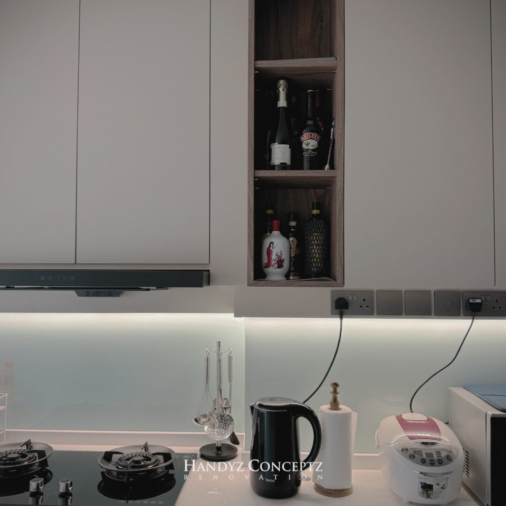 HDB Kitchen Glass Backing