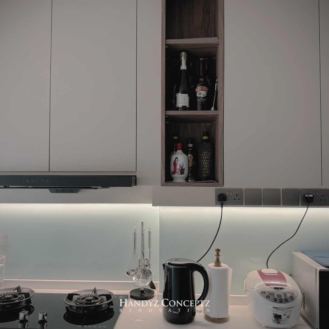HDB Kitchen Glass Backing