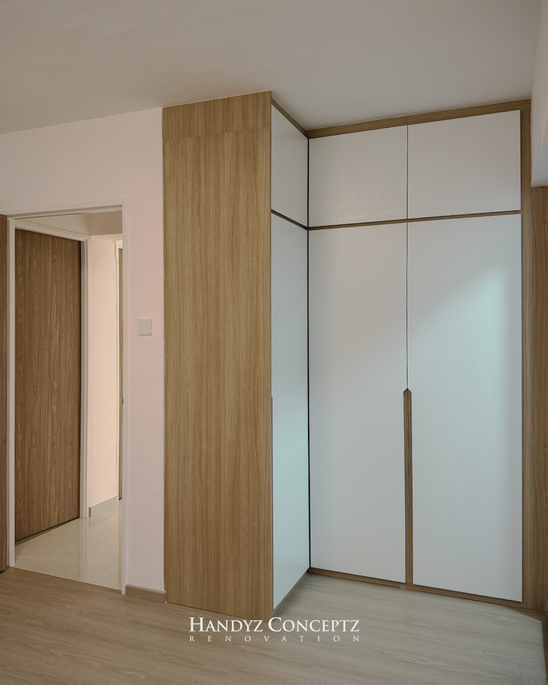 HDB L-Shape Wardrobe