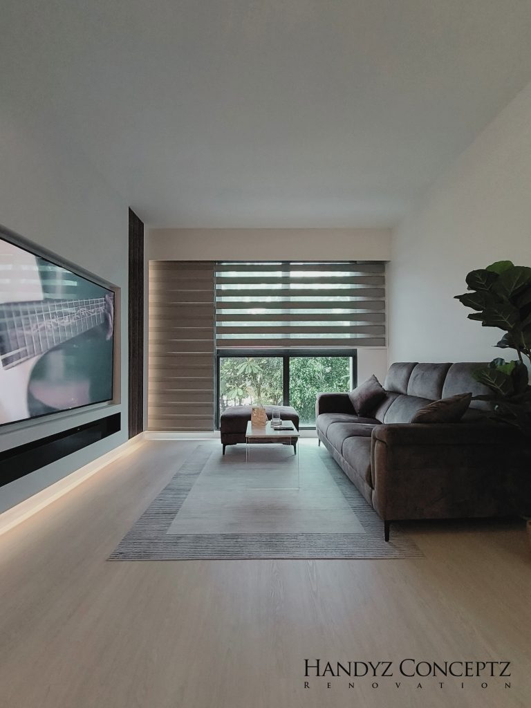 Minimalist Condo Living Room