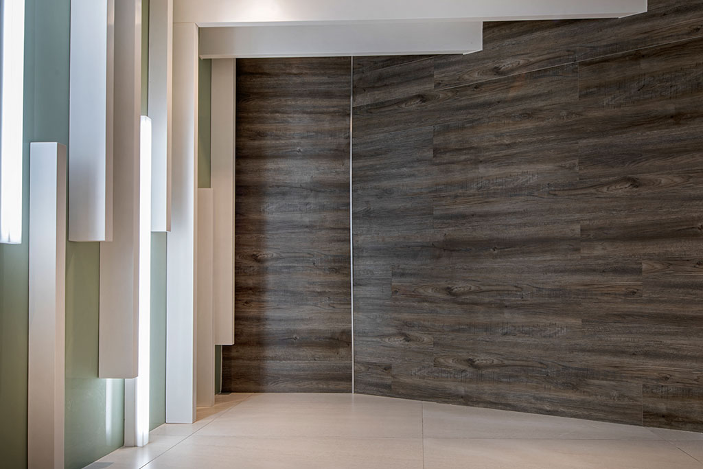 Vinyl Flooring on Walls